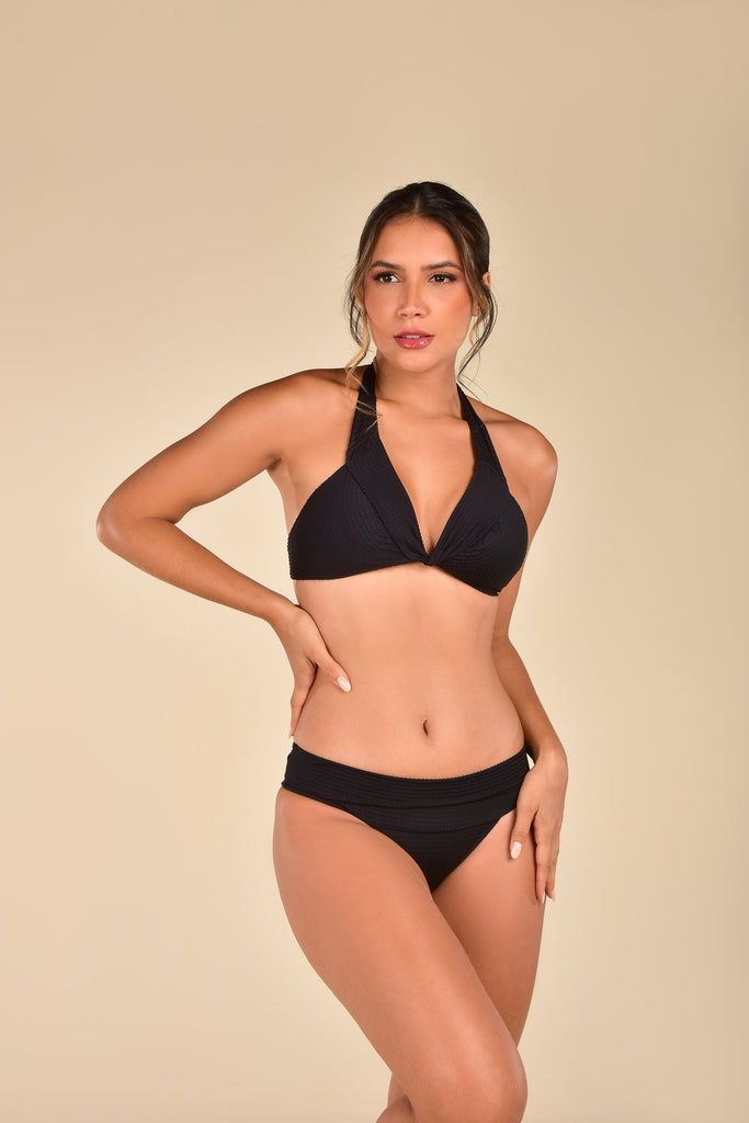 Dark Sand Wide Triangle Top Bikini-Brazilian Bathing Suits